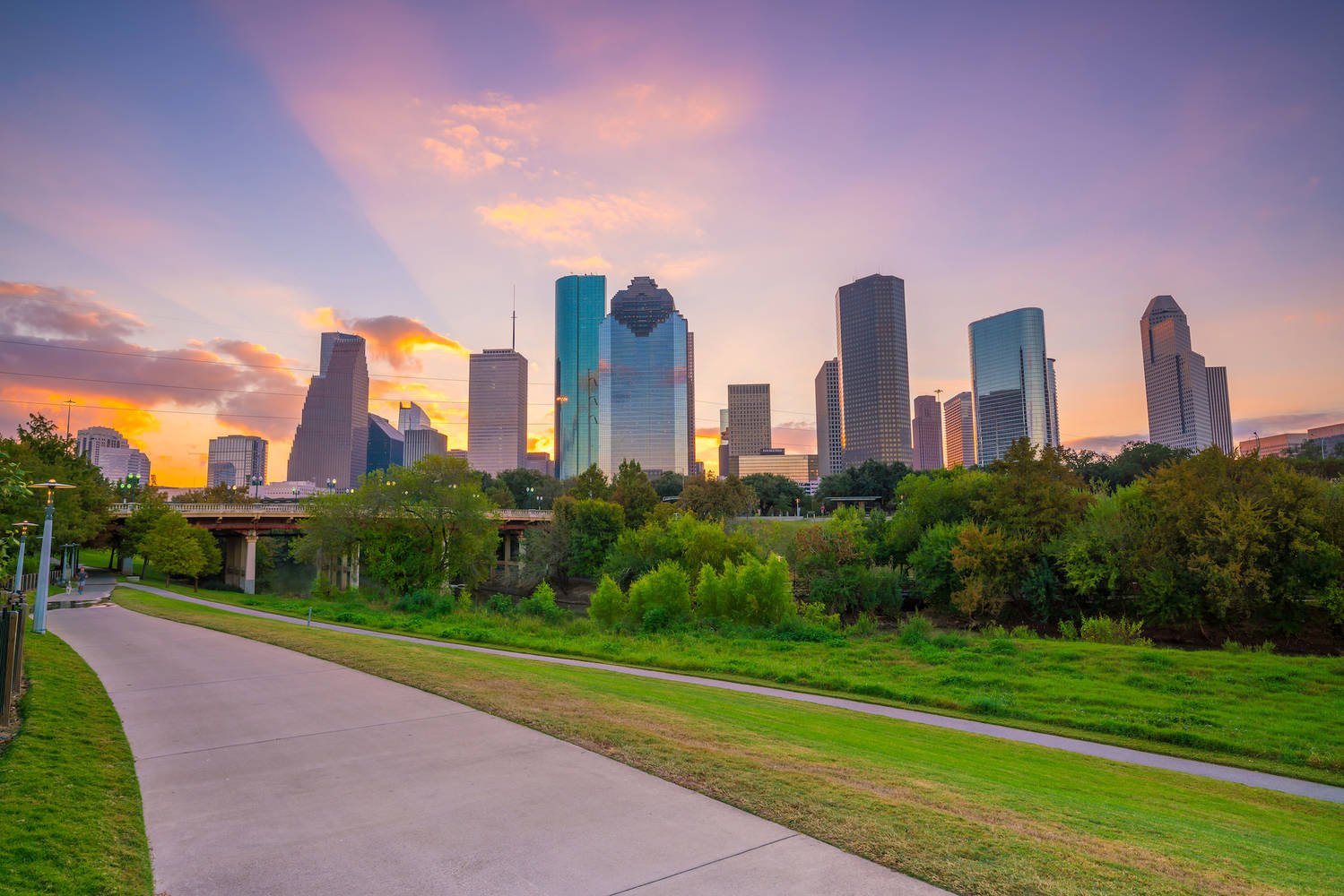 Minute Maid Park and Skyline - Downtown Houston Sunset - March 2019 - Fine  Art Photograph