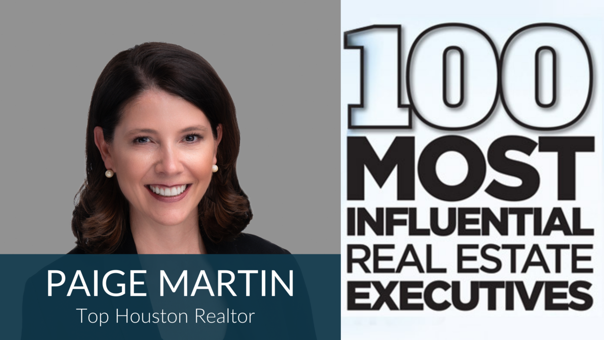Real Estate Magazine Names Paige Martin as One of “100 Most Influential Real Estate Agents In Texas”