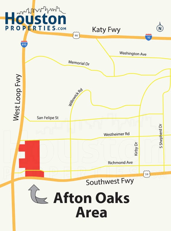 Afton Oaks Maps: Neighborhood