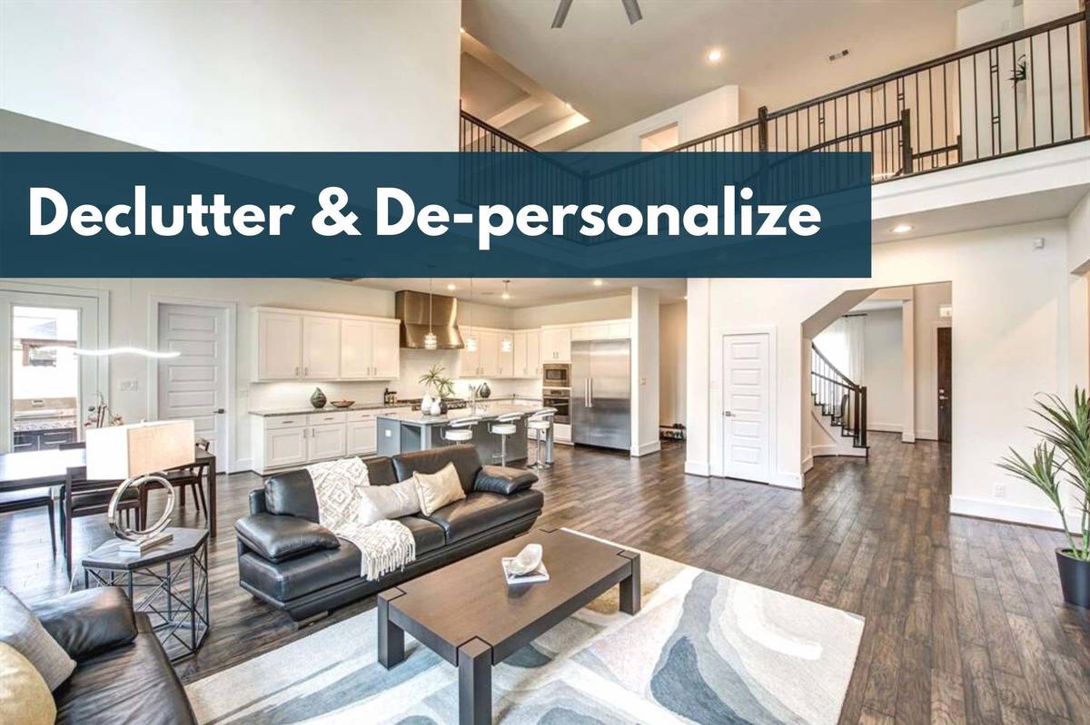 Budget-friendly Staging Tip: Declutter and De-personalize