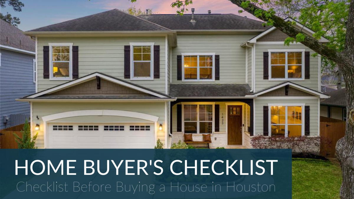 Develop Your "Before Buying A House Checklist"