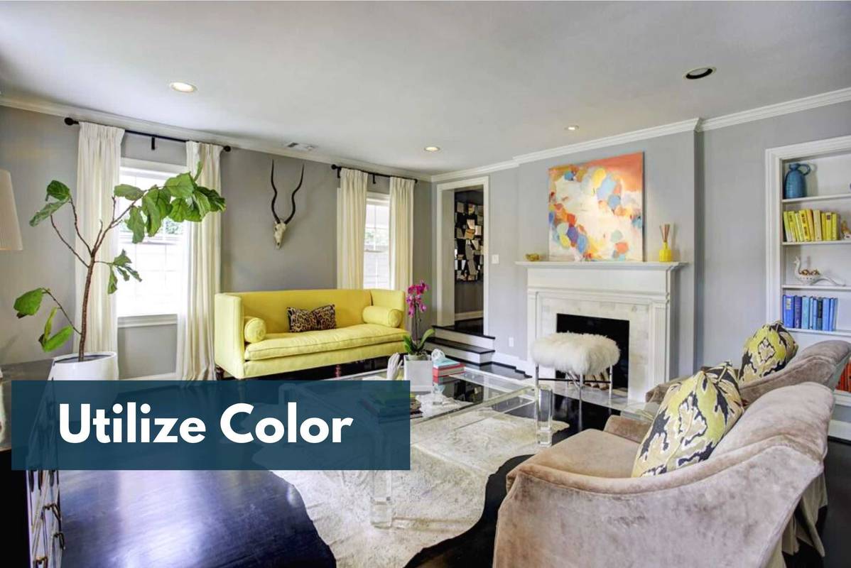 Houston Home Staging Ideas: Use Colors To Your Advantage