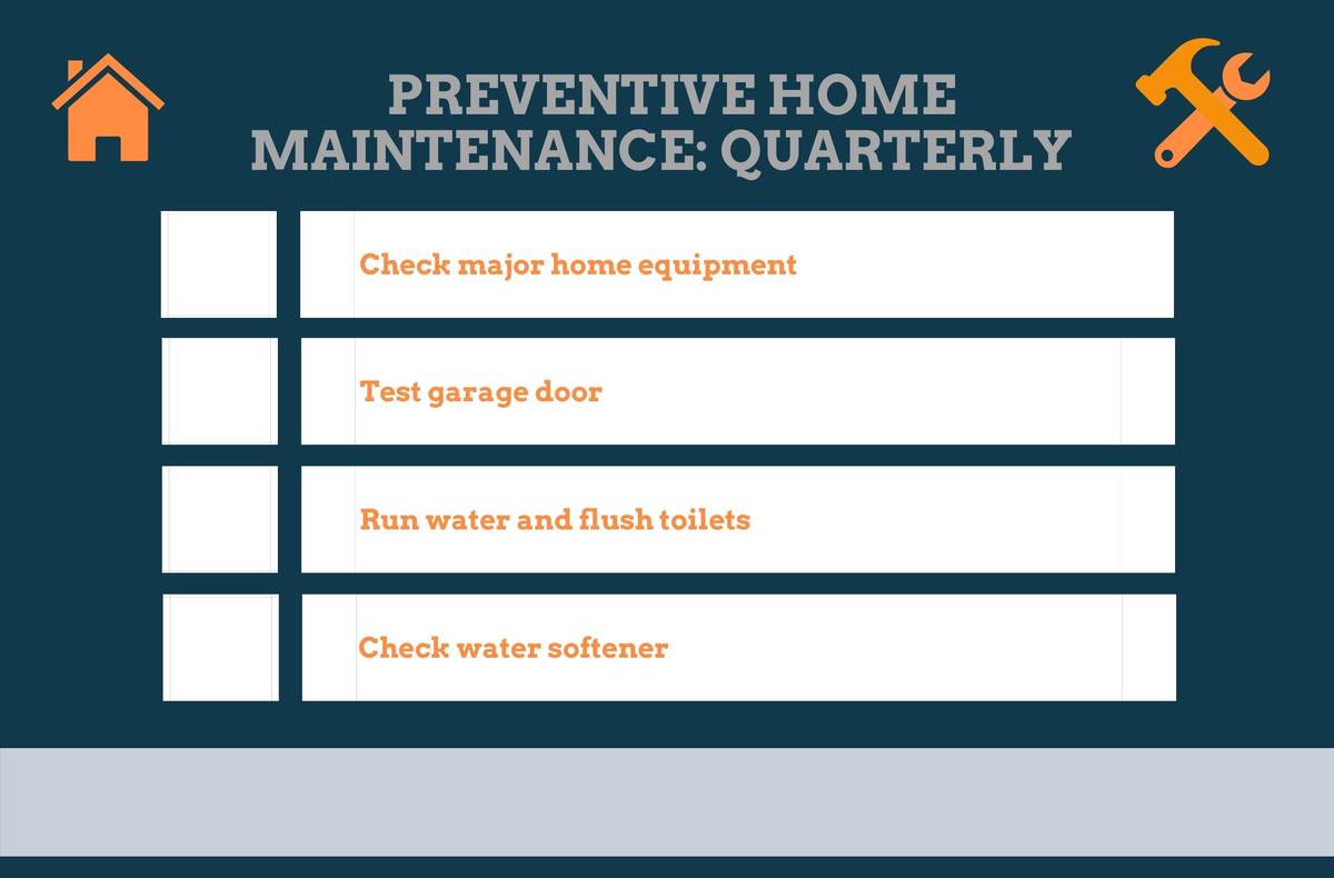 Quarterly Preventive Home Maintenance