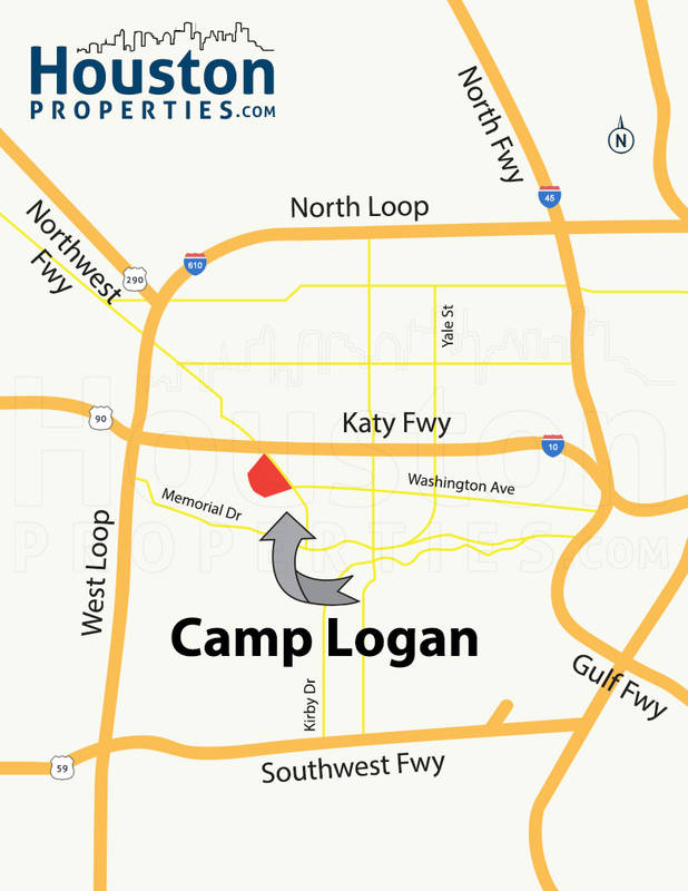 Camp Logan Neighborhood: Location