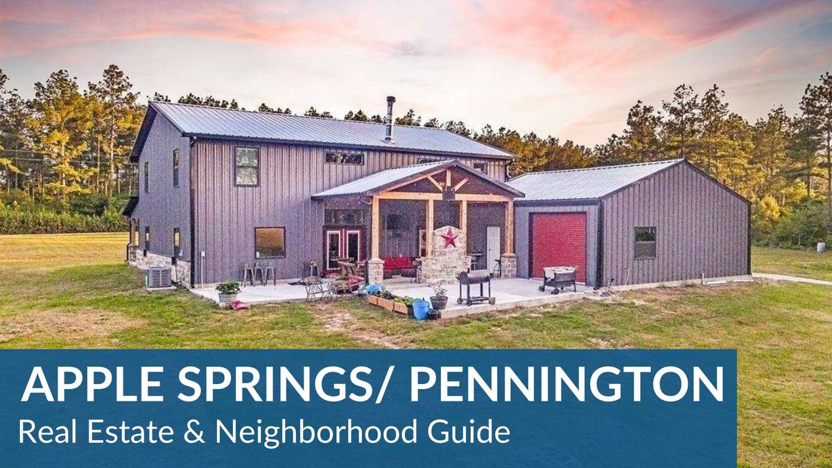 Apple Springs/Pennington Homes For Sale & Real Estate Trends