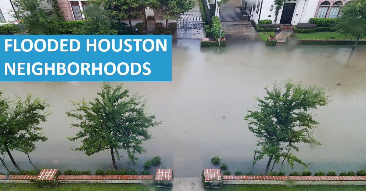 Houston Neighborhoods That Flooded Due To Imelda
