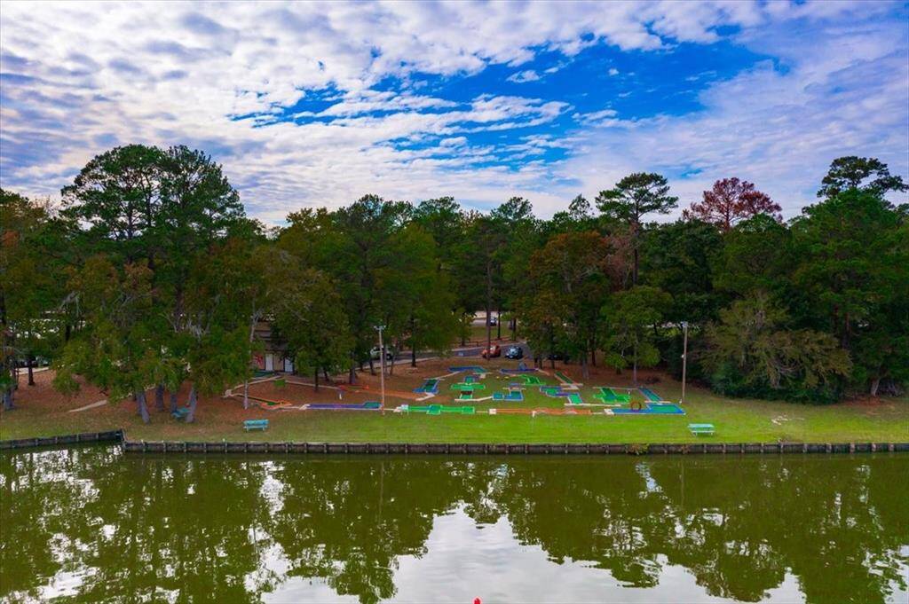 Walk or drive the golf cart over to enjoy miniature golf with the family.