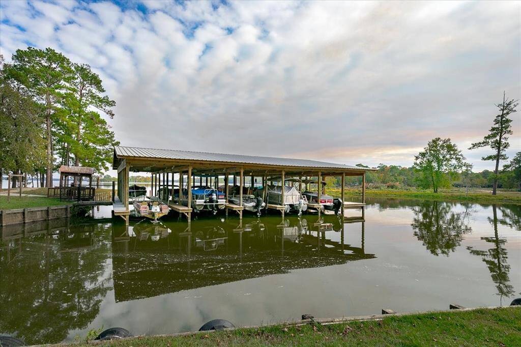 Boat slips/ storage has a new dock with room for 10 boots with lifts, a gas dock, and launch ramp.