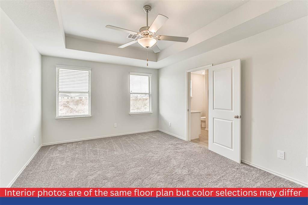The master bedroom is a true retreat, offering a serene ambiance and plenty of natural light. Unwind after a long day and enjoy the comfort of your private sanctuary.