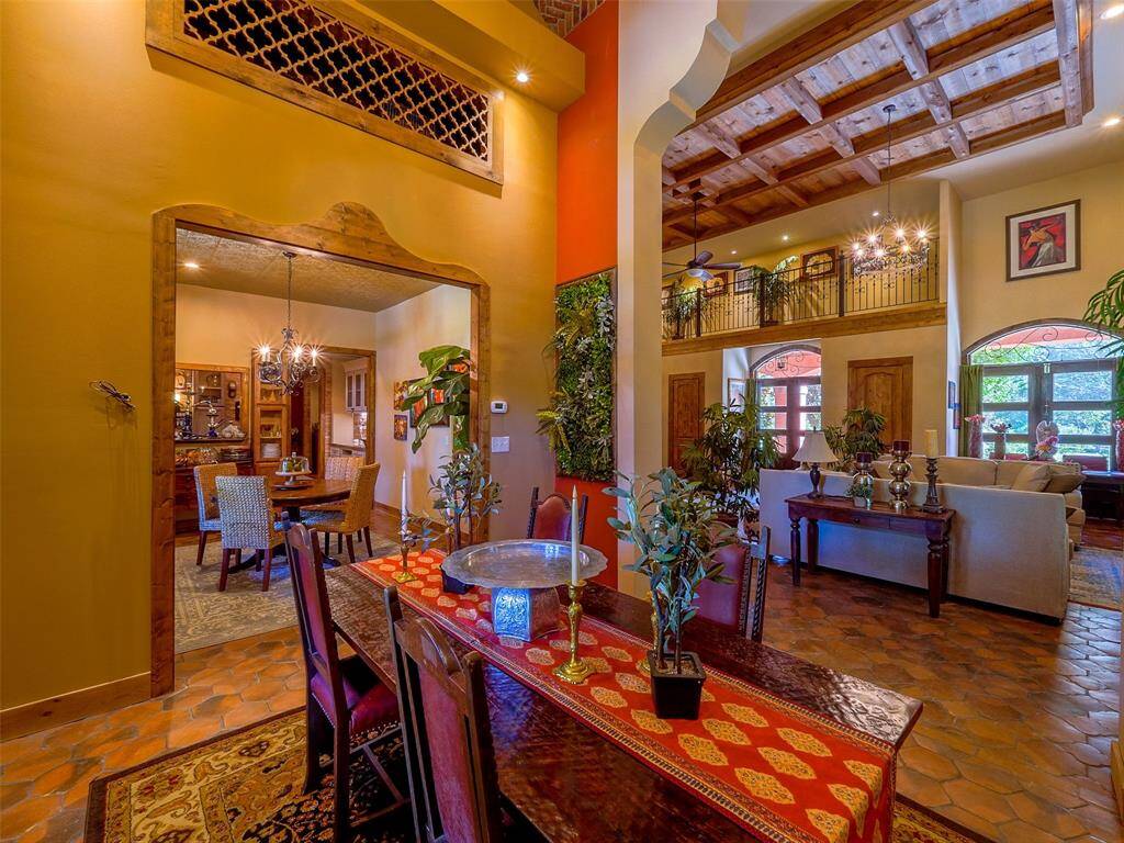 Formal dining room opens to great room and to breakfast room.