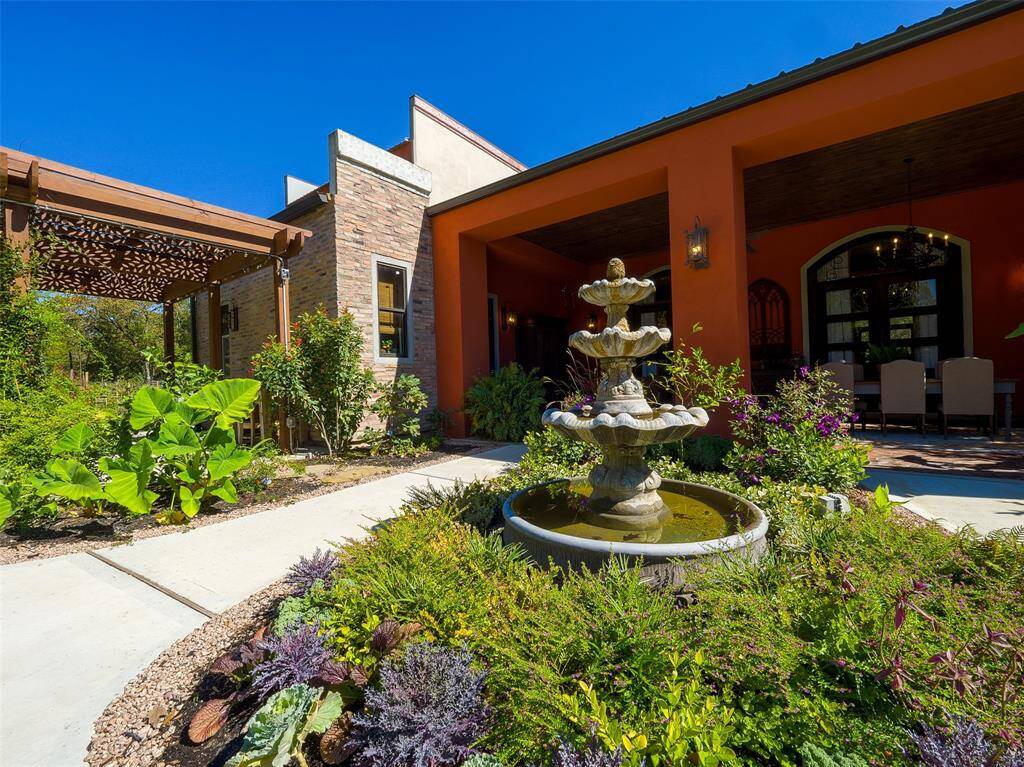 Lush landscaping adds to the resort ambience.