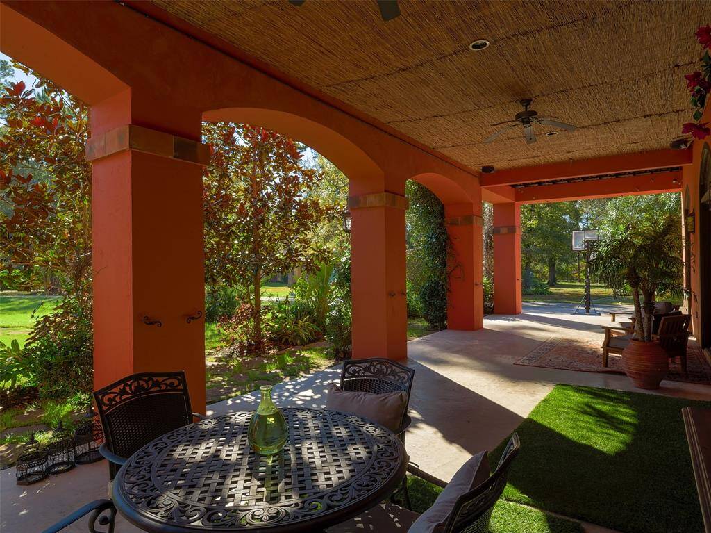 Spacious front porch of the main house. The three story main house is at least 7,000 sq.ft.