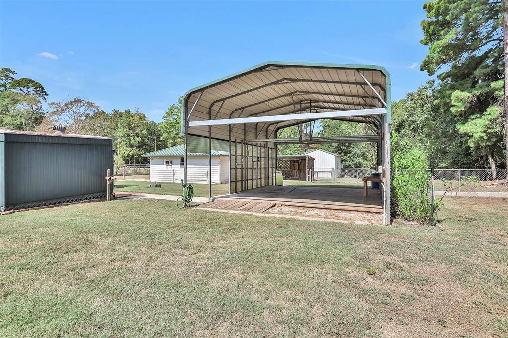 Spacious pavilion perfect for outdoor gatherings or accommodating a larger boat!
