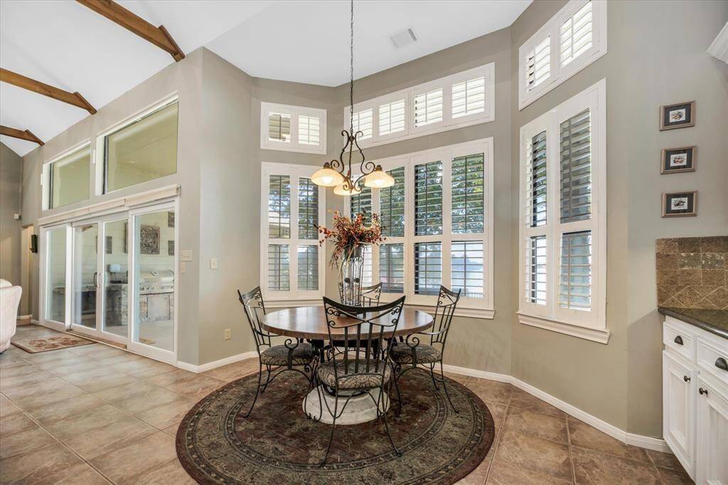 Enjoy the lakeside views from the breakfast area while enjoying your morning coffee.