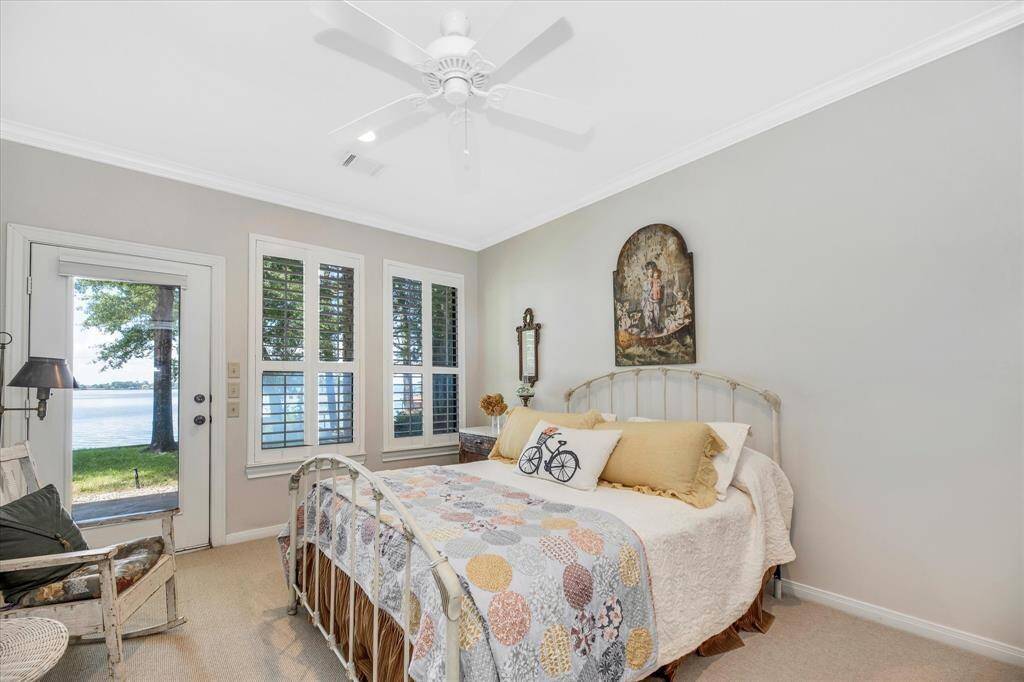 Plantation shutters are throughout the home.