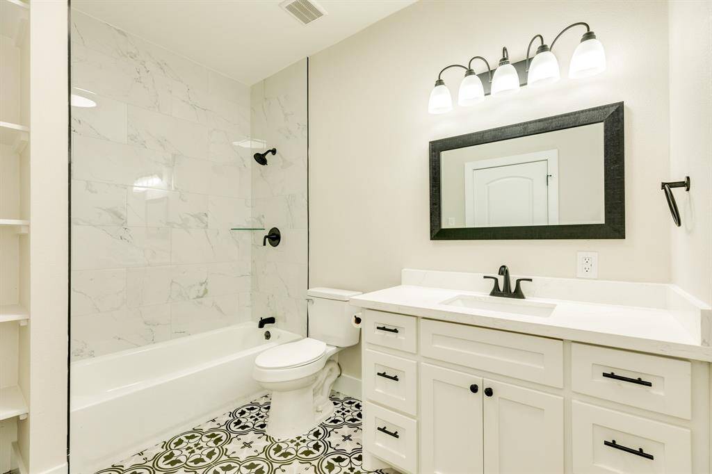 Bathroom taken down to the studs everything New