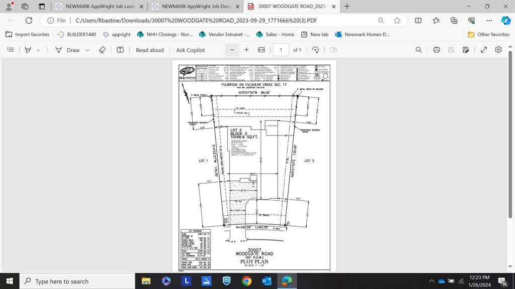 Plot Plan
