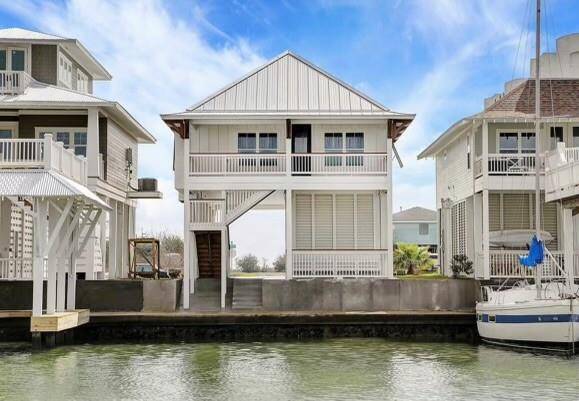 A previously built waterfront home by the builder.