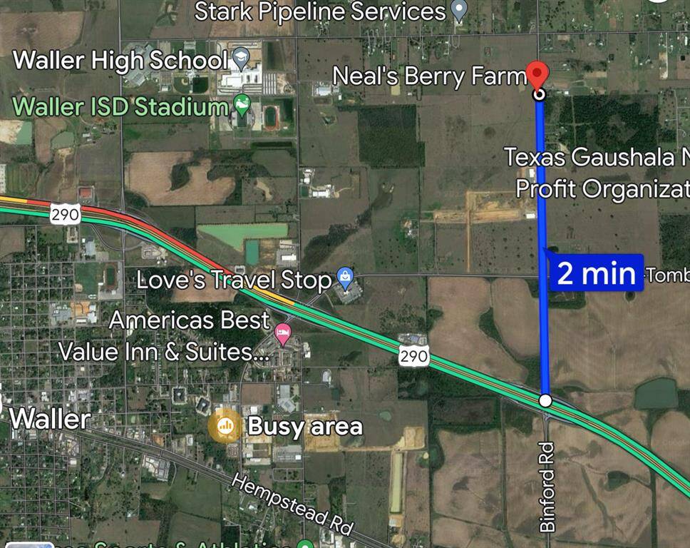Subject is 1.3 miles from Hwy 290