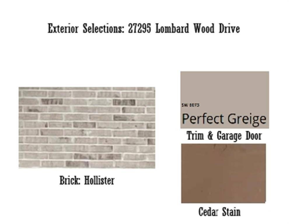 Exterior Selections 27295 Lombard Wood Drive