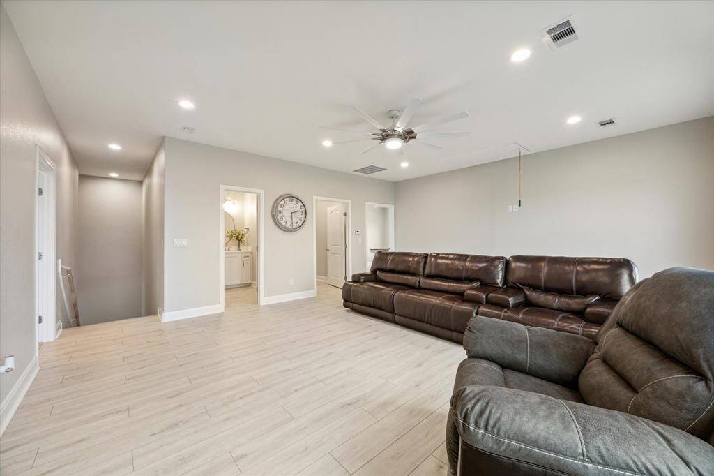 another family room or game room off of primary