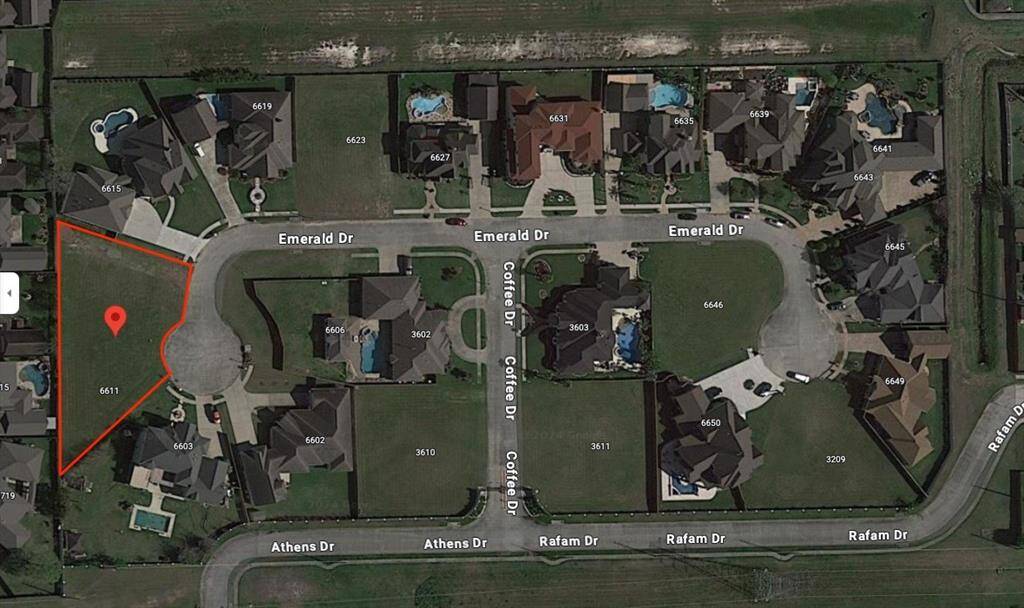 Secure and private subdivision with only 20 plots.