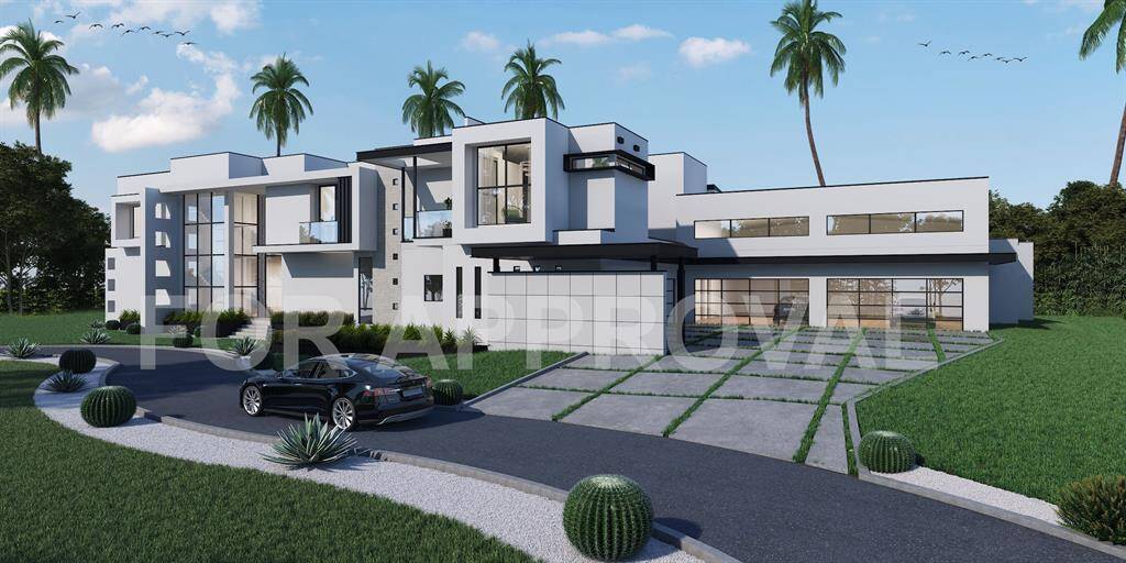 This modern architectural design is available to purchase separately.