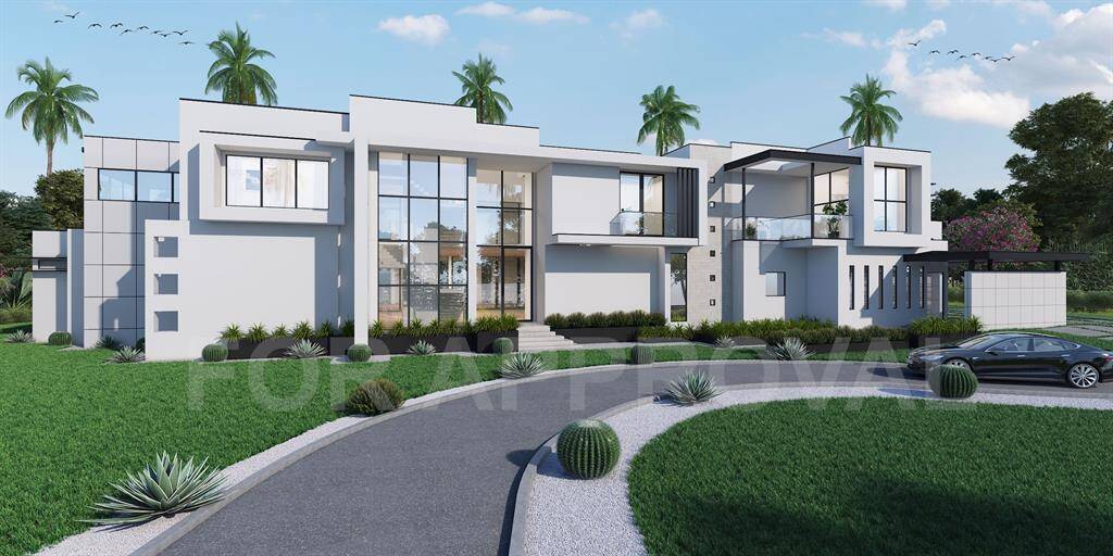 This modern architectural design is available to purchase separately.