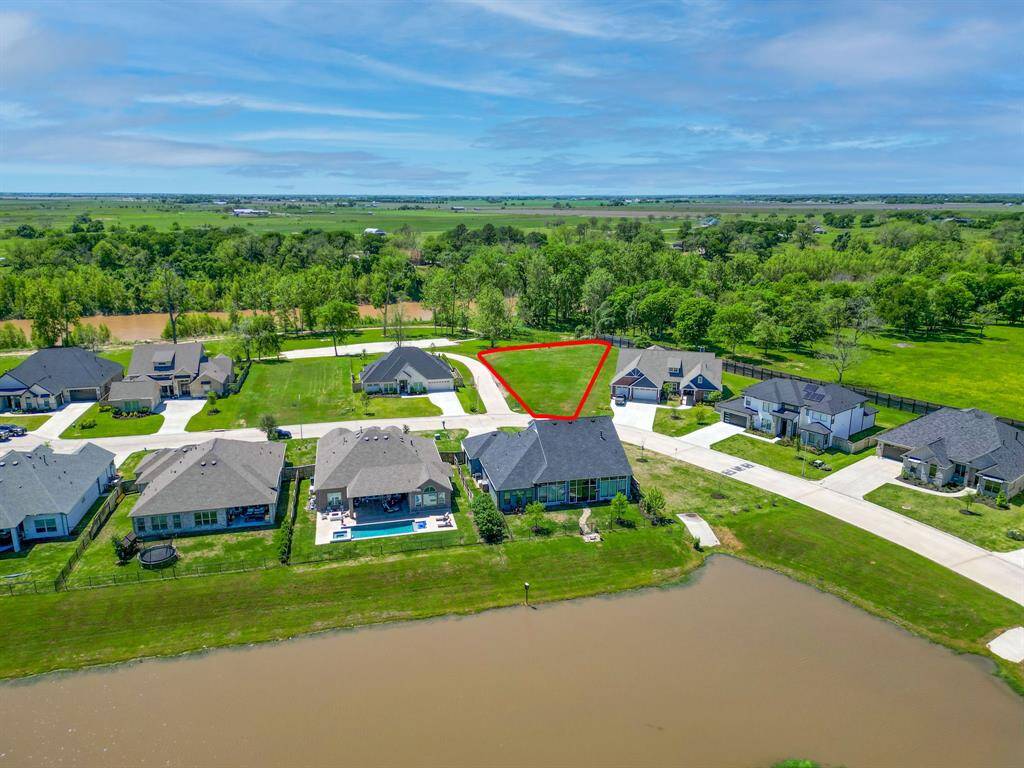 Aerial View of Your New Property!  3033 Whispering Pecans Dr. Fulshear, TX  77441