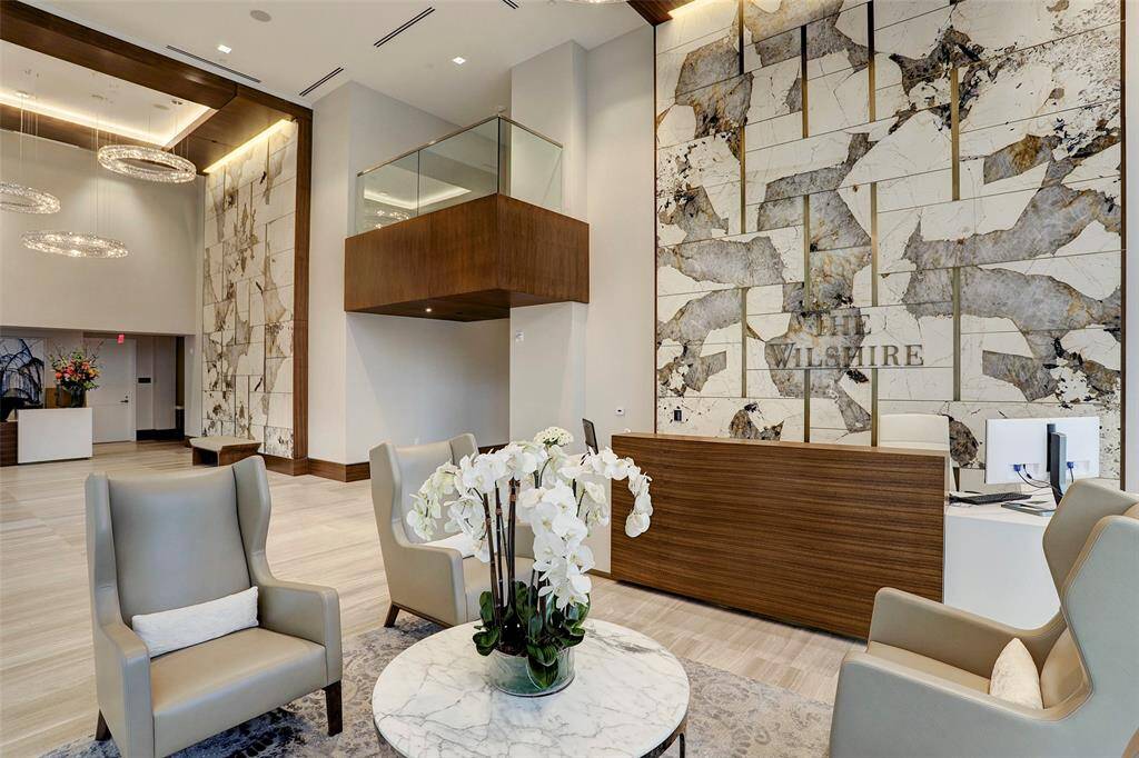 The lobby of The Wilshire.
