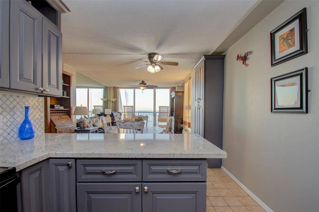 Open floor space, makes it easy to entertain and stay a part of the fun!