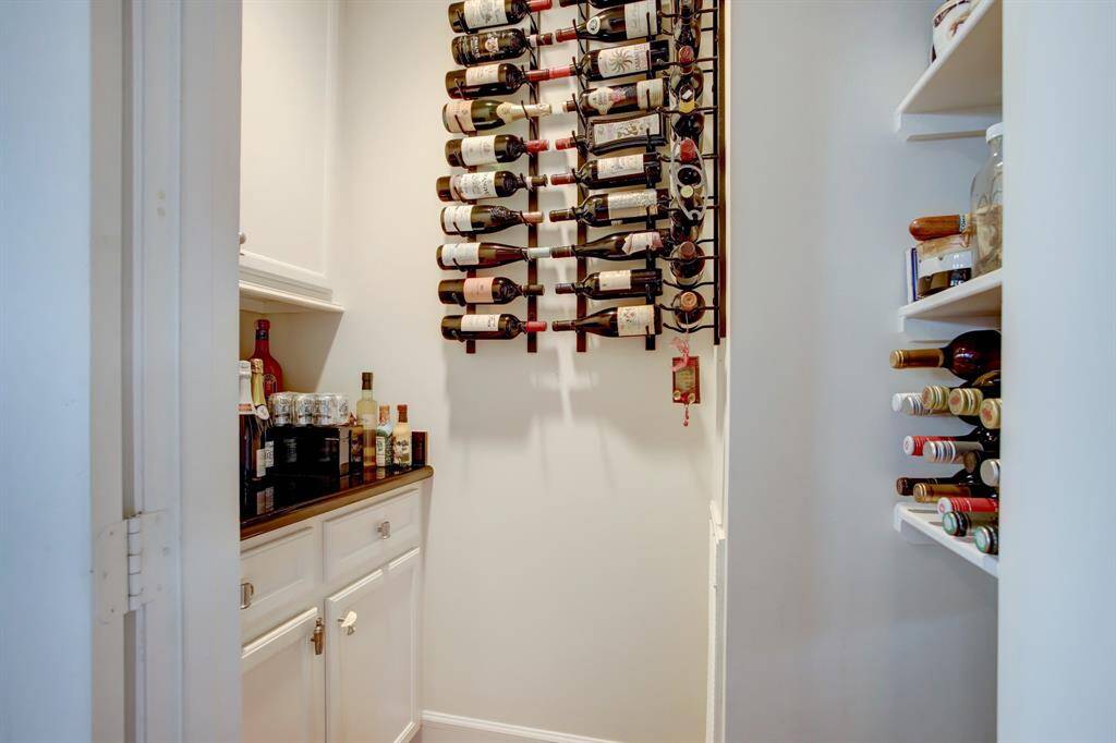 Say you like wine with your dinner?  This space has been devoted to being wine storage!