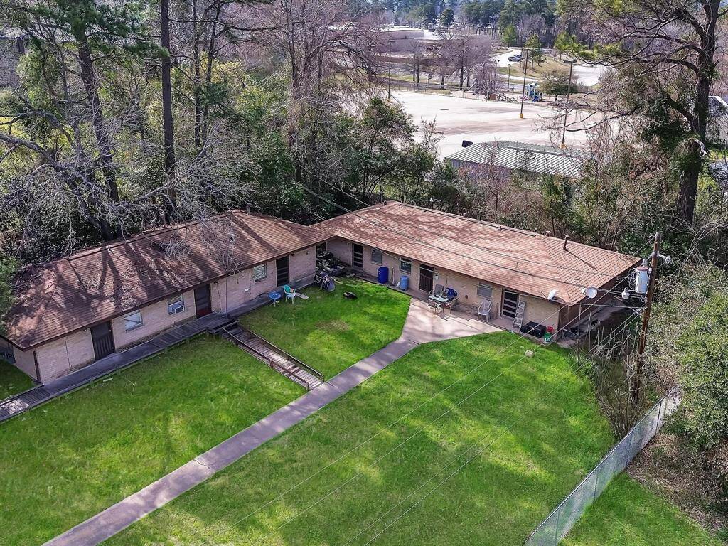 Drone view of the two tri-plexes