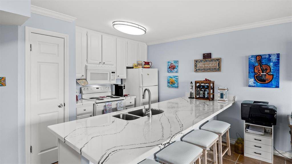 Beautiful quartz counters