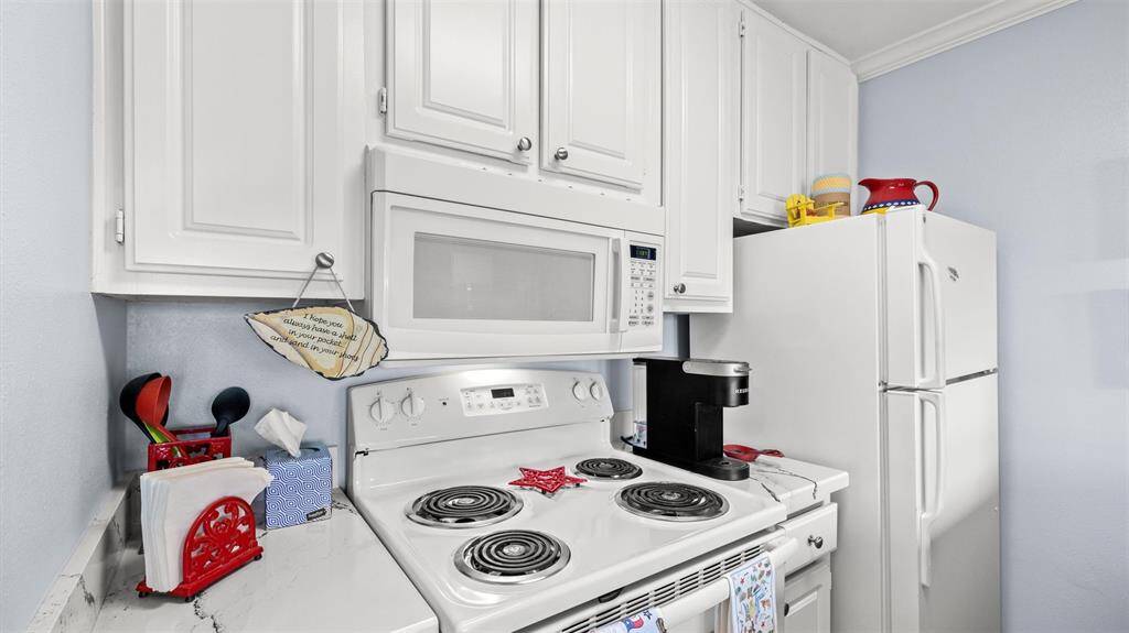 White appliances are included