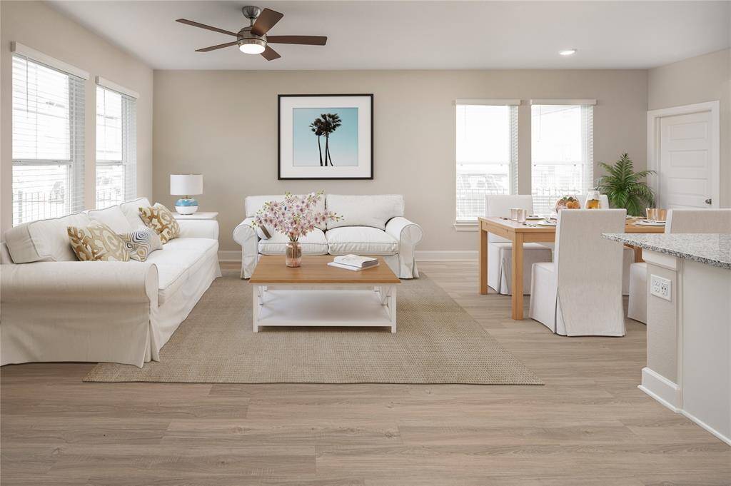 Large living room with expansive windows