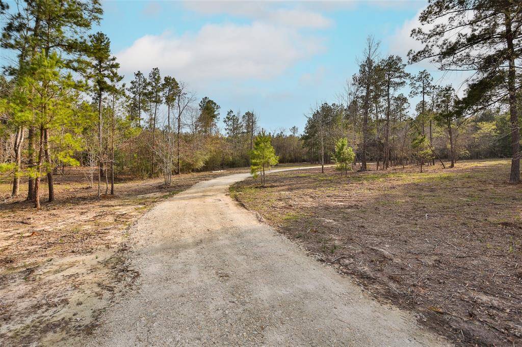 DRIVEWAY ENTRANCE LEADING TO A BUILD SITE