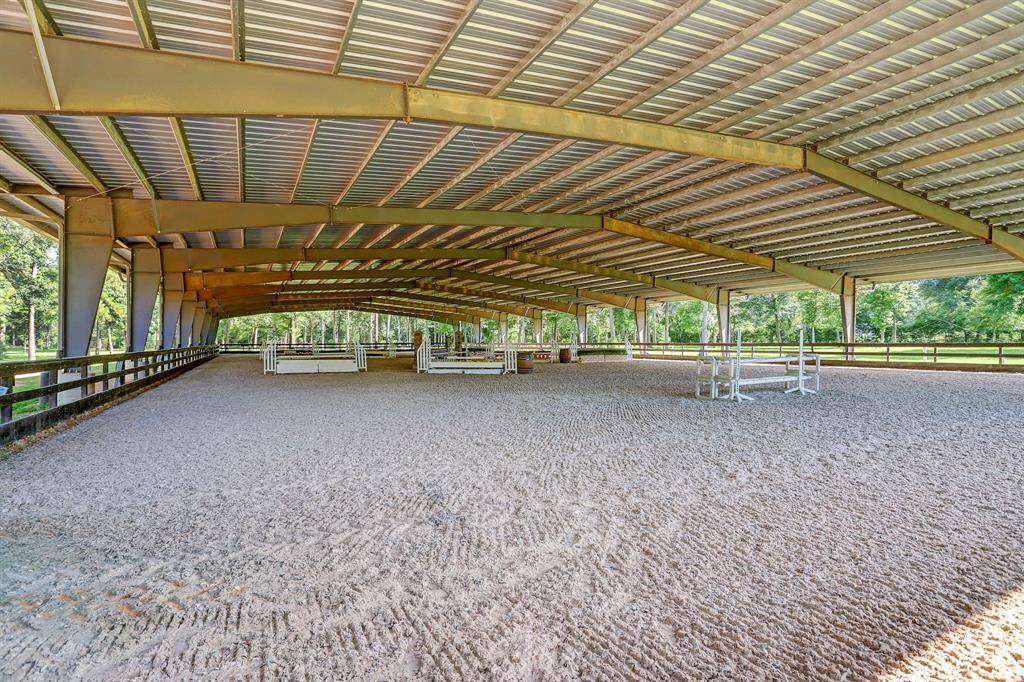 The new covered arena has custom GTT footing.