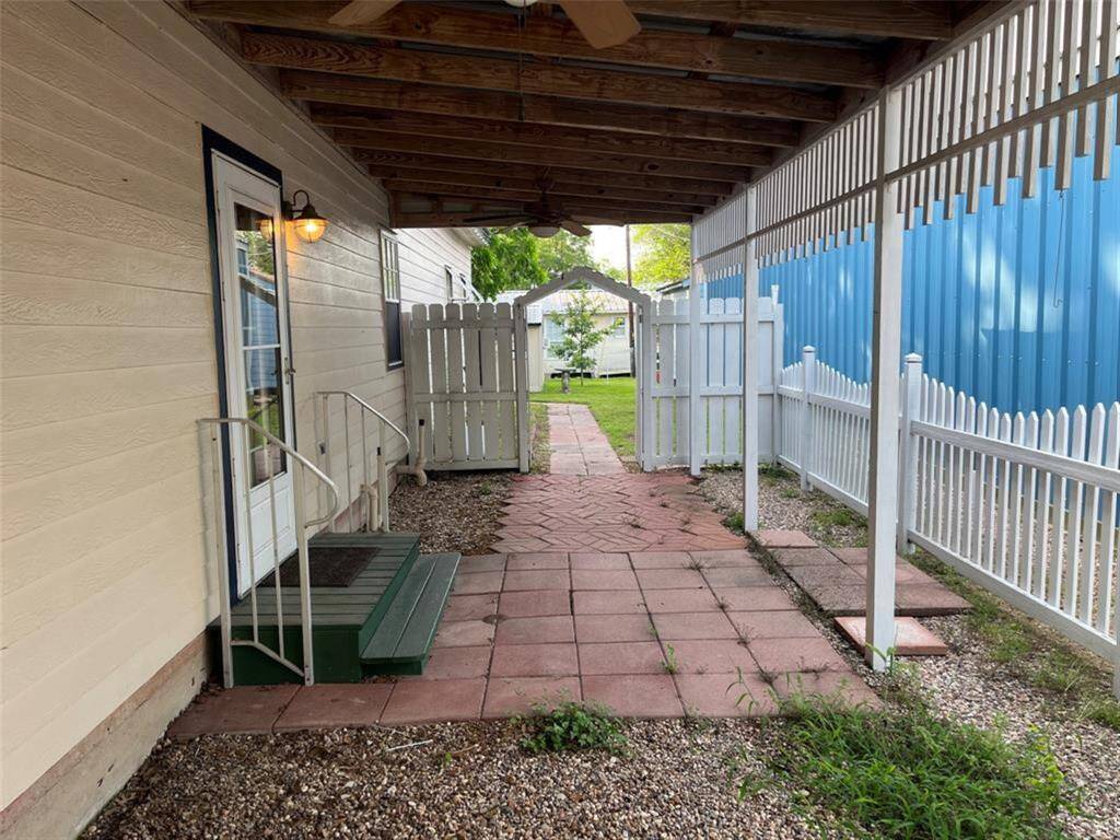 Covered carport - attached.