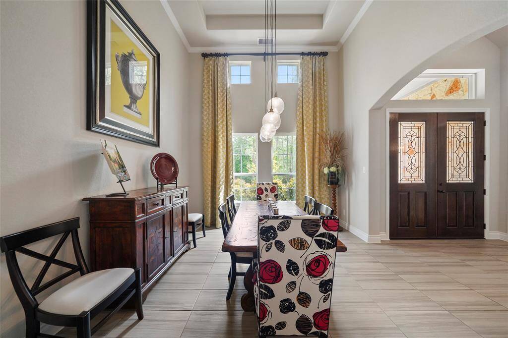 Butlers pantry is adjacent to the formal dining.