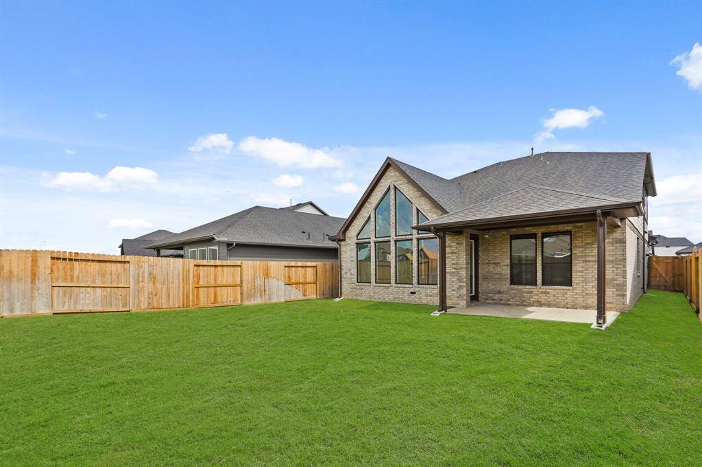 Oversized backyard