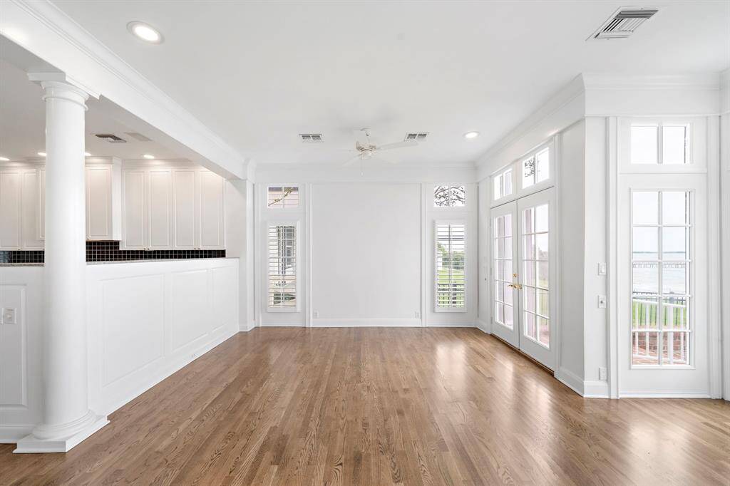 Dining area with bay view