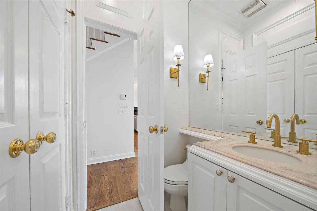 First floor full bathroom