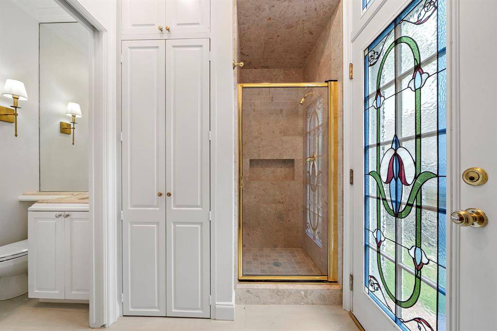 First floor full bathroom can be accessed from outside