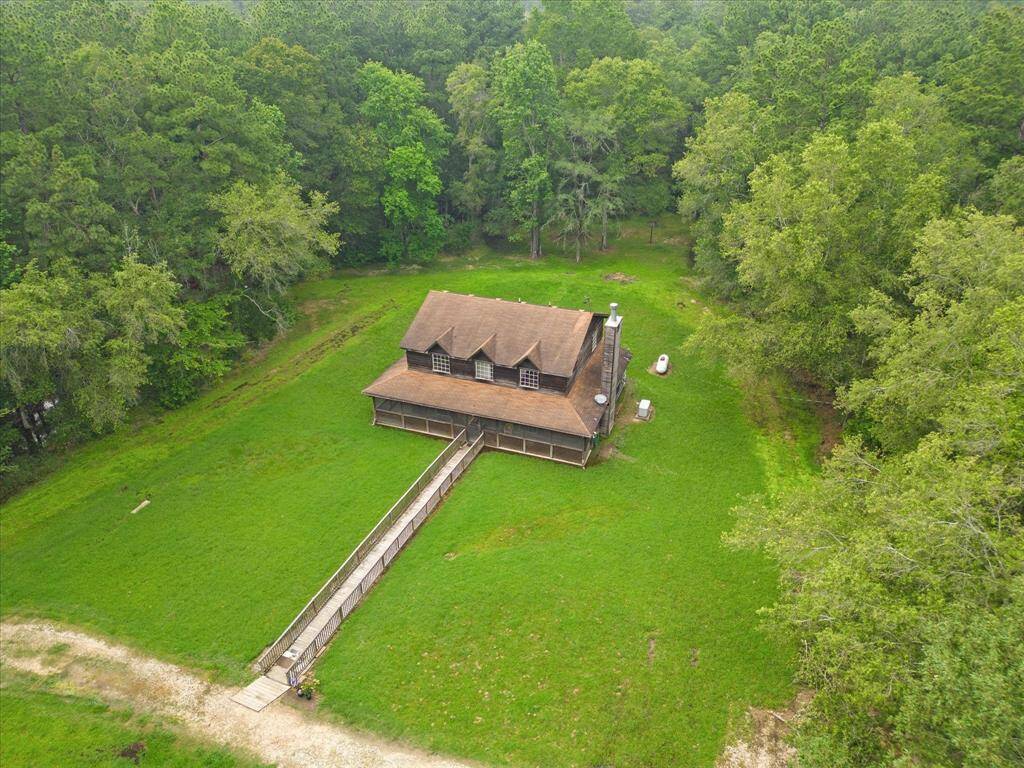 Aerial view of property.