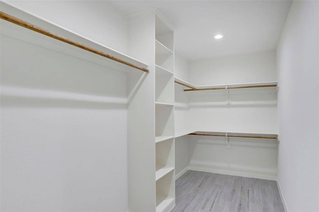 Spacious closets