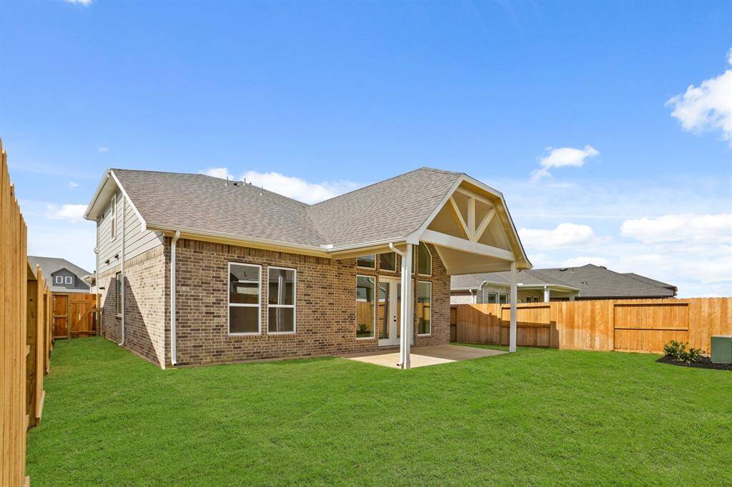 Beautiful covered patio perfect for outdoor entertaining
