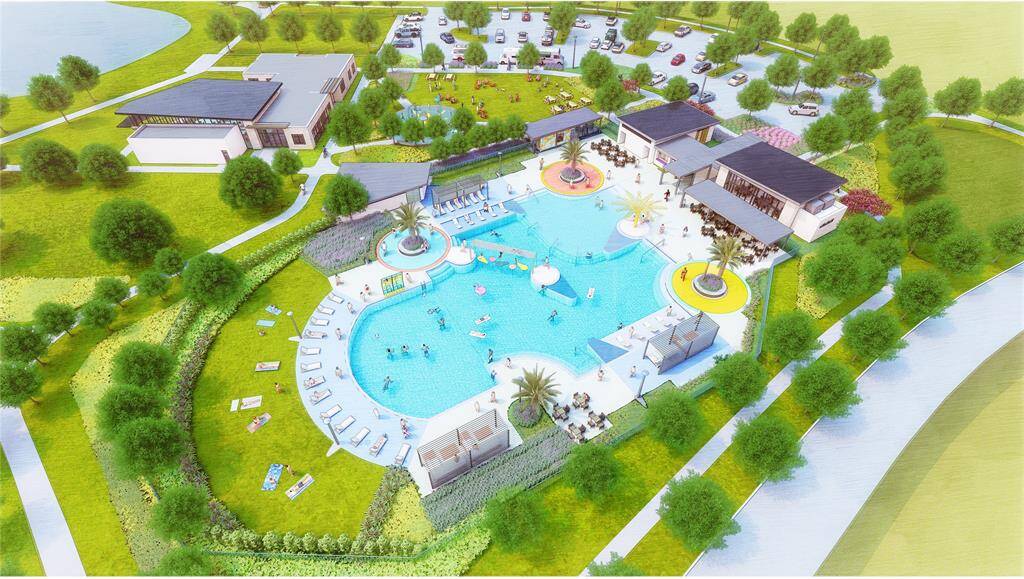 The Joy Hub is an impressive 4.8-acre complex, and Phase 1 will feature:•1,000 sq ft Coworking space with coffee bar•11,000 sq ft Pool with climbing wall and play surfaces•2,000 sq ft Splash pad•7,200 sq ft Event lawn with café space for temporary event vendors and food truck hookups•83 Parking spaces•The highlight? The pool is set to open in summer 2025!