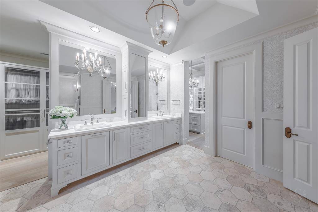 Built to perfection you will find two separate custom closets