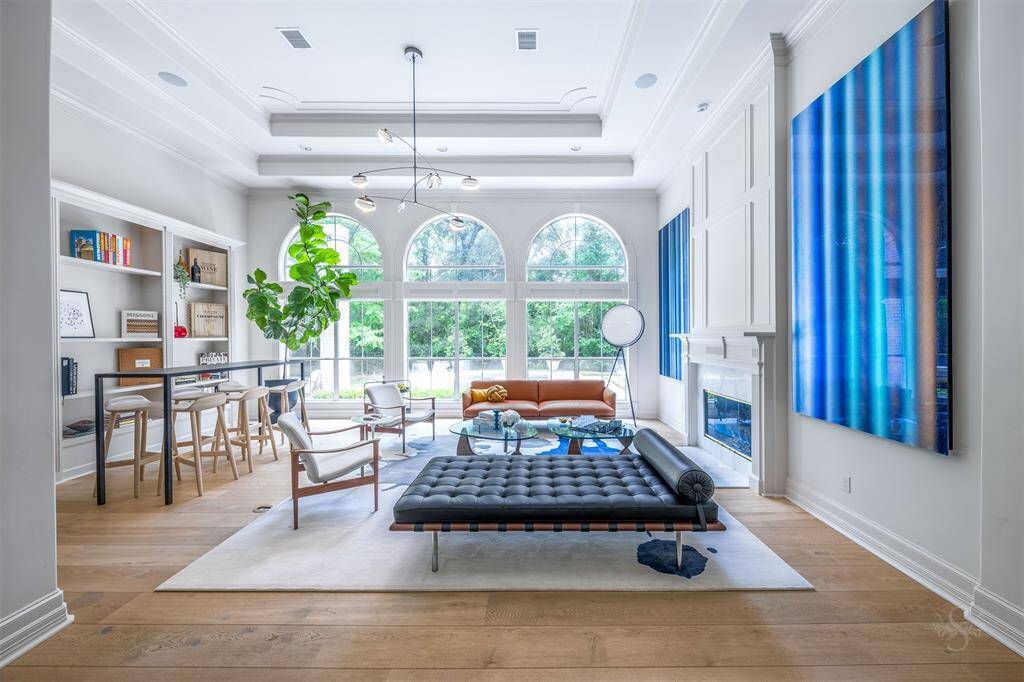 Astonishingly beautiful!! Wide plank hardwood floors, natural bright light and lovely views to the wooded reserve.